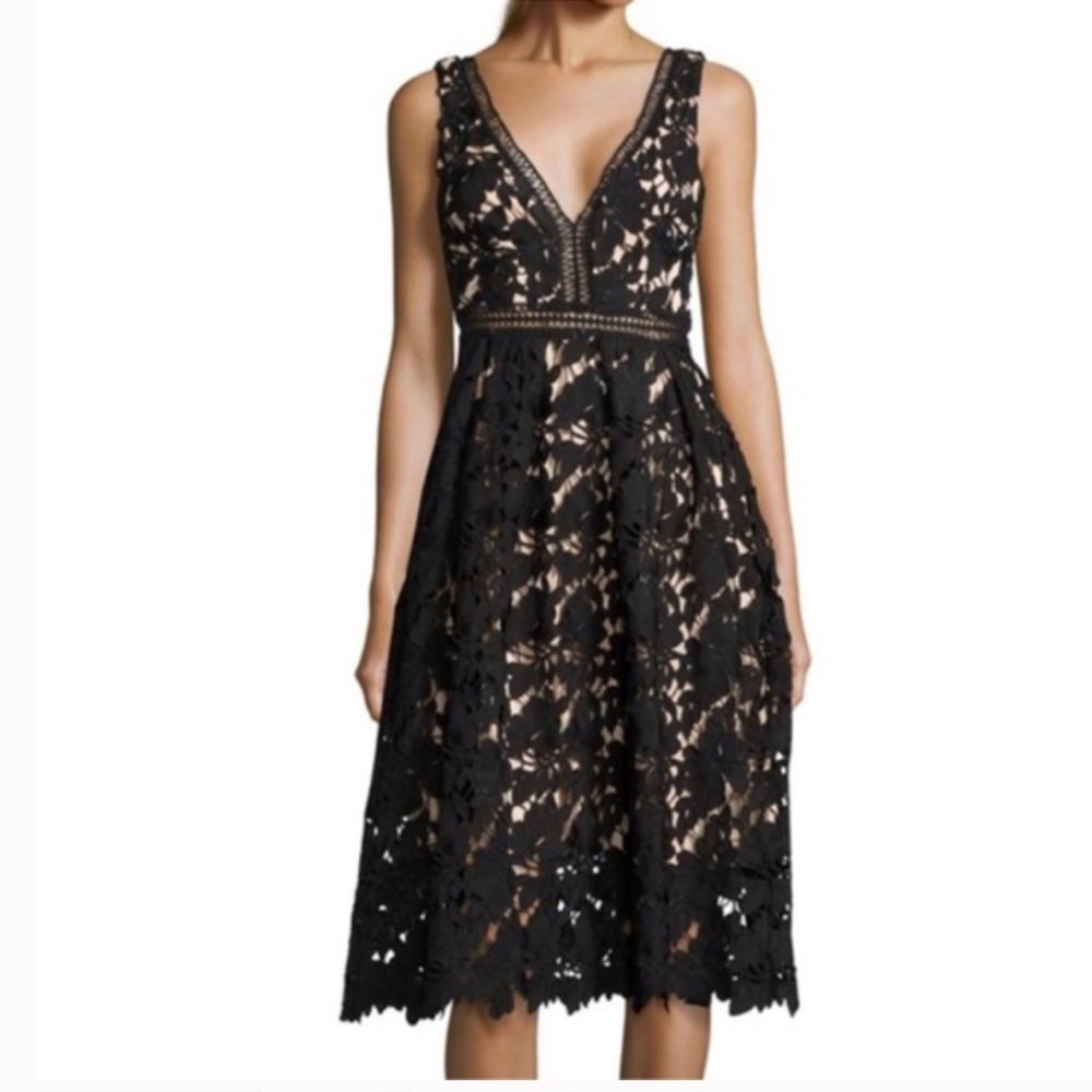 Romeo and Juliet lace black dress